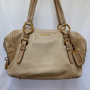 Vintage Authentic Prada Deerskin Hobo Purse